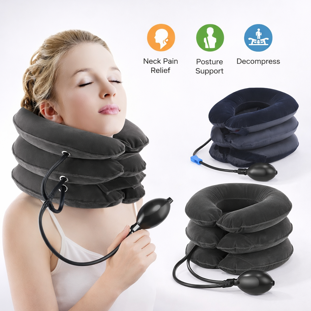 Neck Stretcher Air Traction Pillow