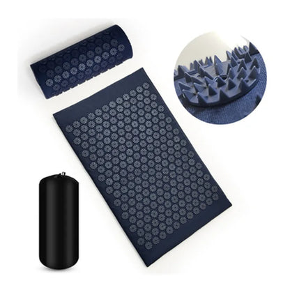 Acupressure Yoga Mat & Massage Cushion Set