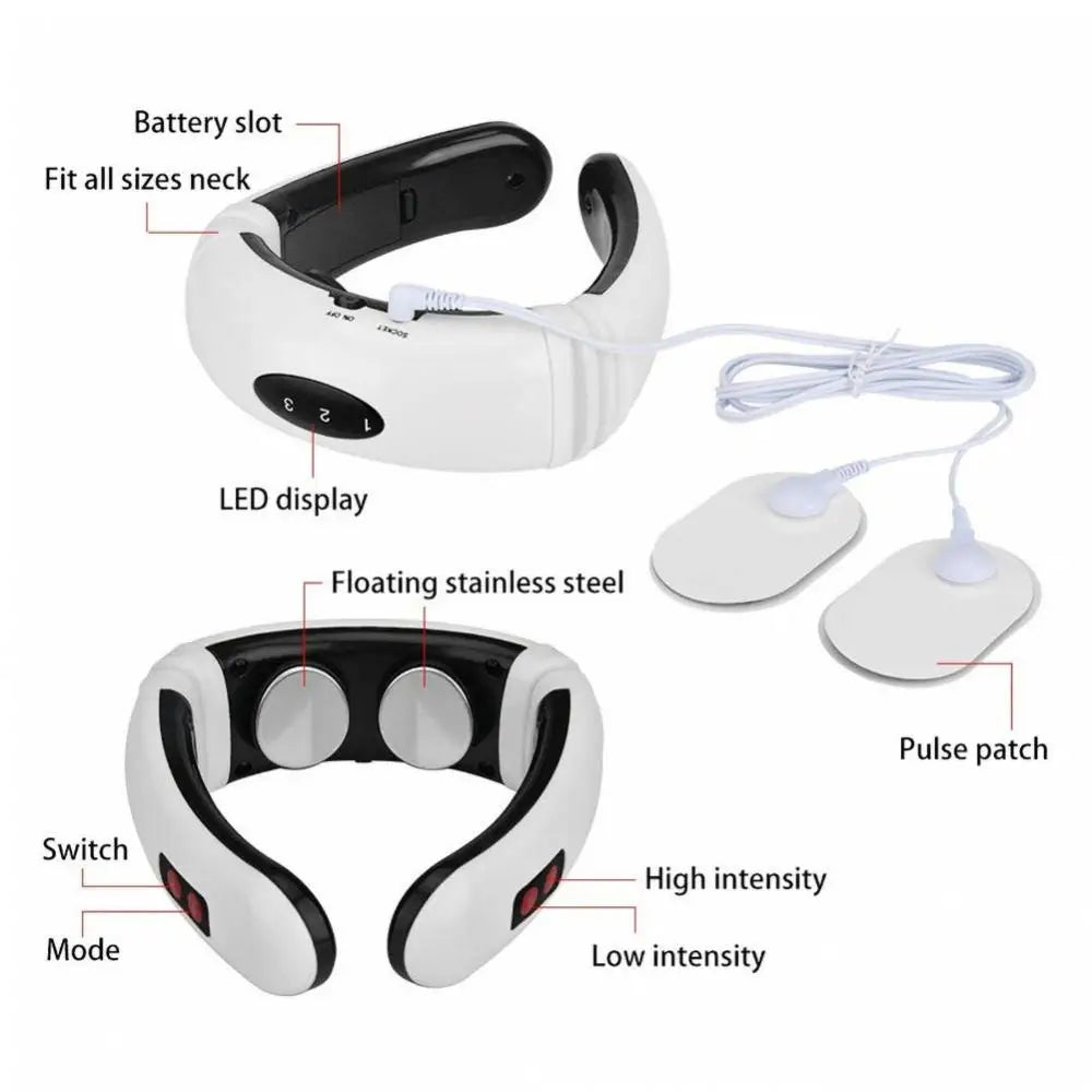 Electric Neck Massager – Magnetic Pulse Therapy