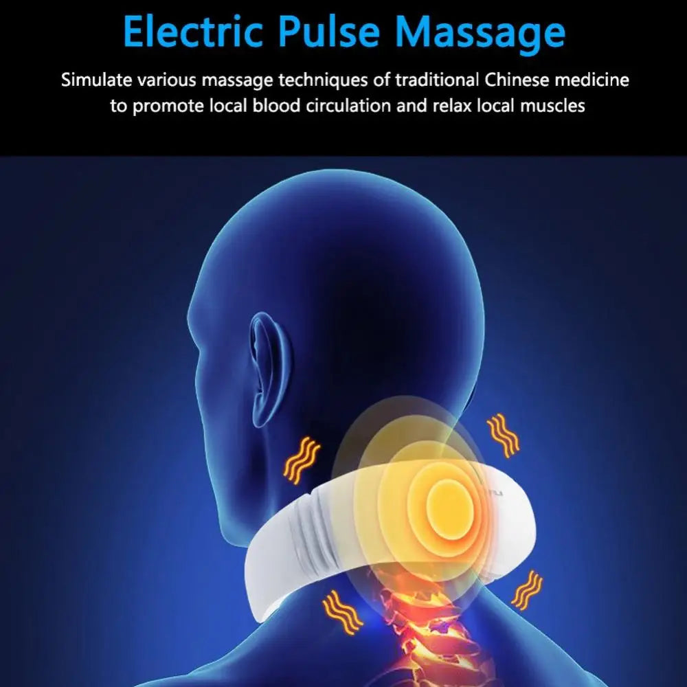Electric Neck Massager – Magnetic Pulse Therapy