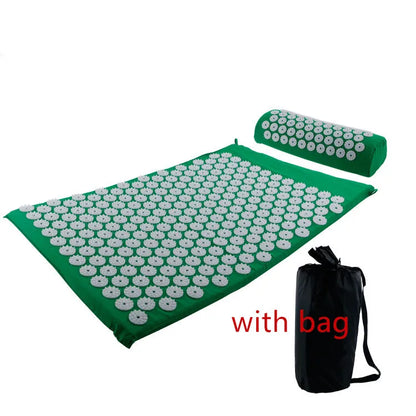 Acupressure Yoga Mat & Massage Cushion Set