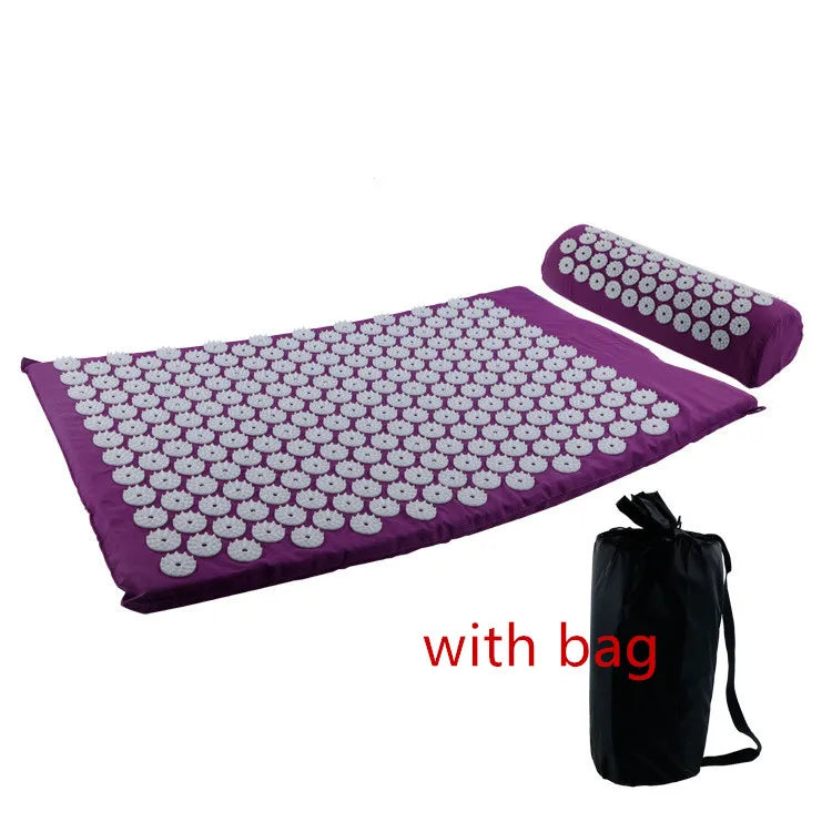 Acupressure Yoga Mat & Massage Cushion Set