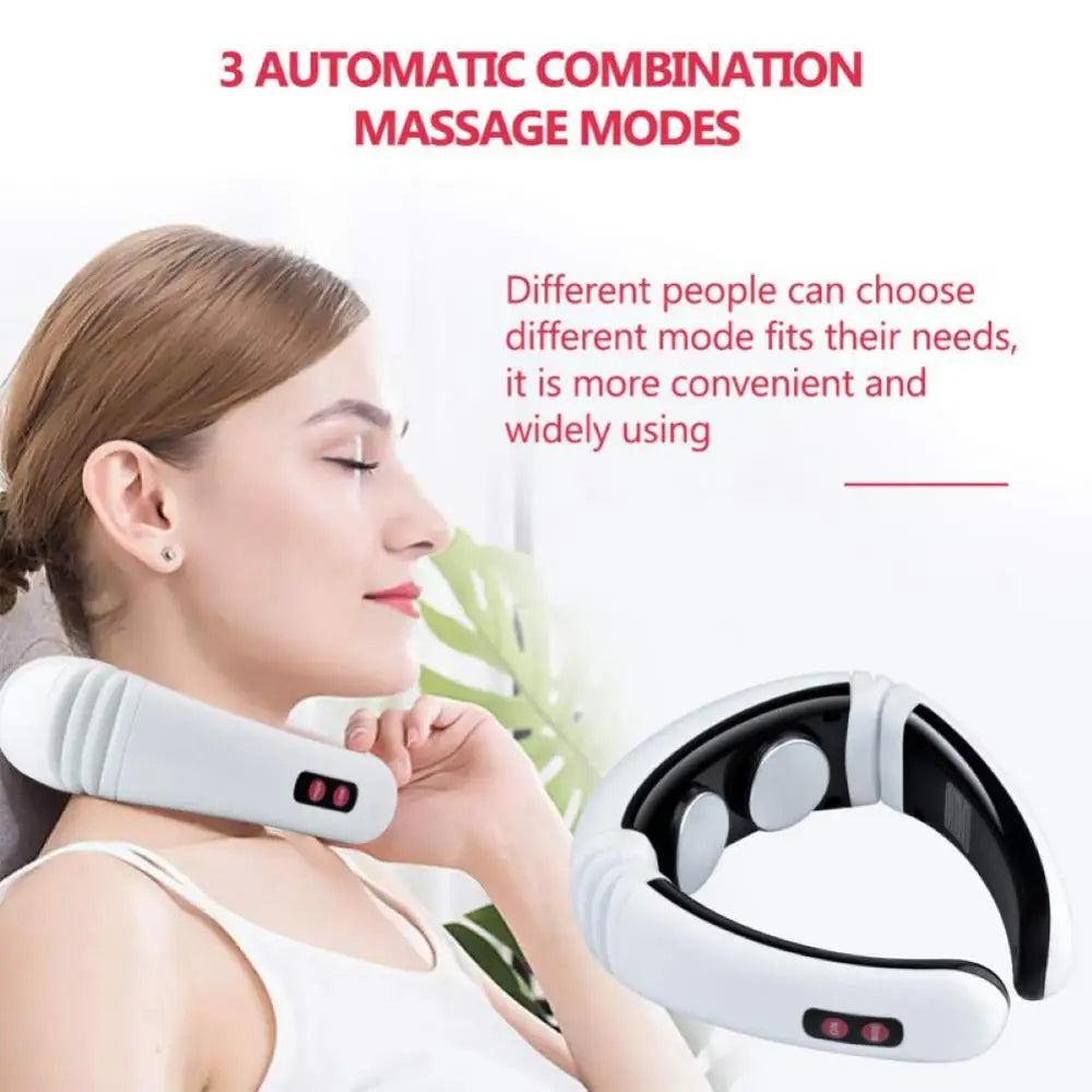 Electric Neck Massager – Magnetic Pulse Therapy