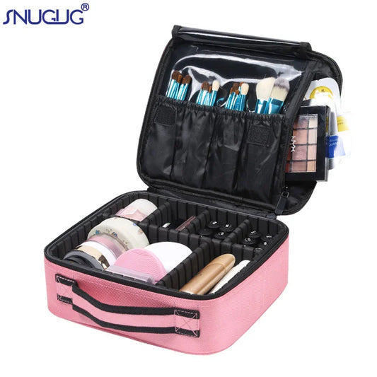 Portable Partition Makeup Bag