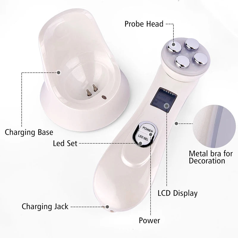 5-in-1 Face Massager Device