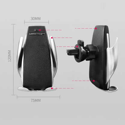 Fast Wireless Car Charger with Auto-Clamp