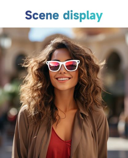 Premium AI Smart Sunglasses with Camera, Translation & Bluetooth Calls