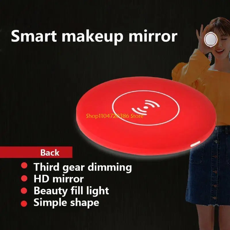 Rechargeable LED Handheld Makeup Mirror