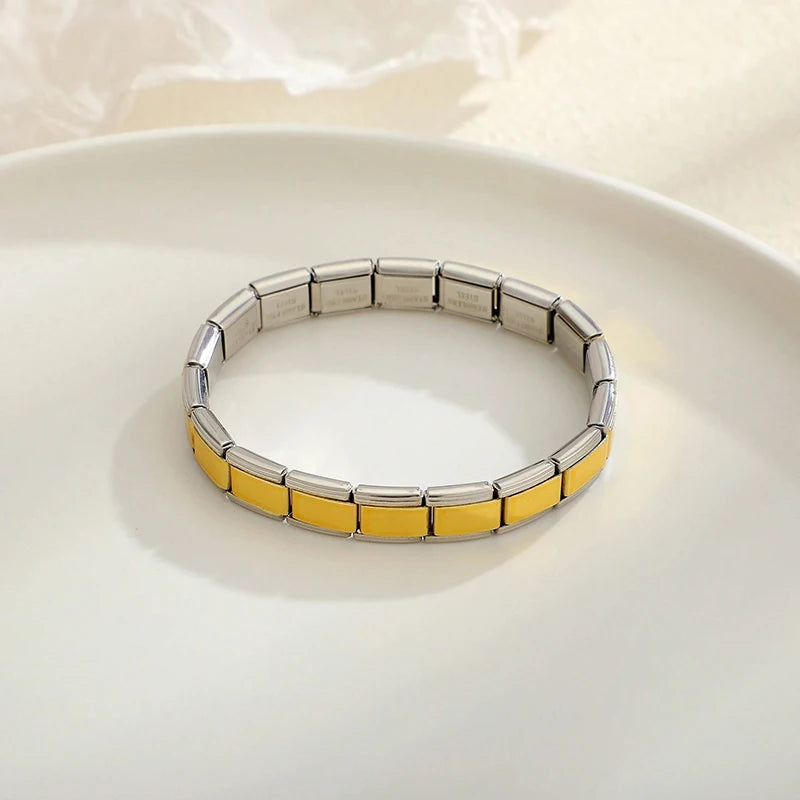 Italian Charm Bracelet (9mm) | Stainless Steel Modular Link Bracelet