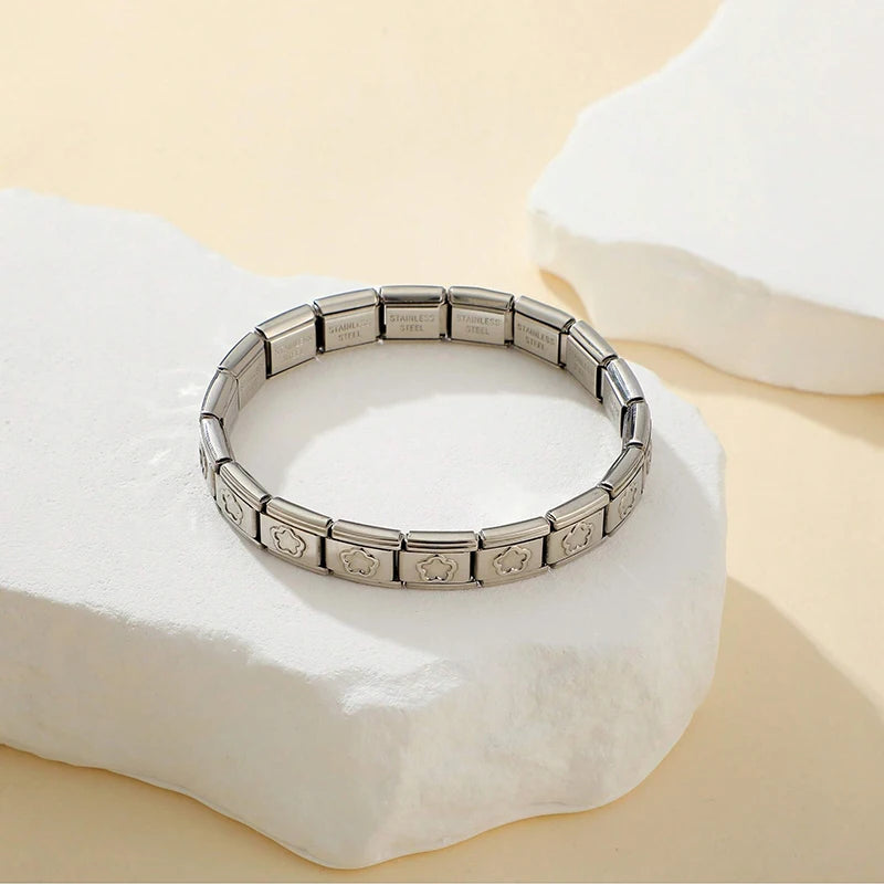 Italian Charm Bracelet (9mm) | Stainless Steel Modular Link Bracelet