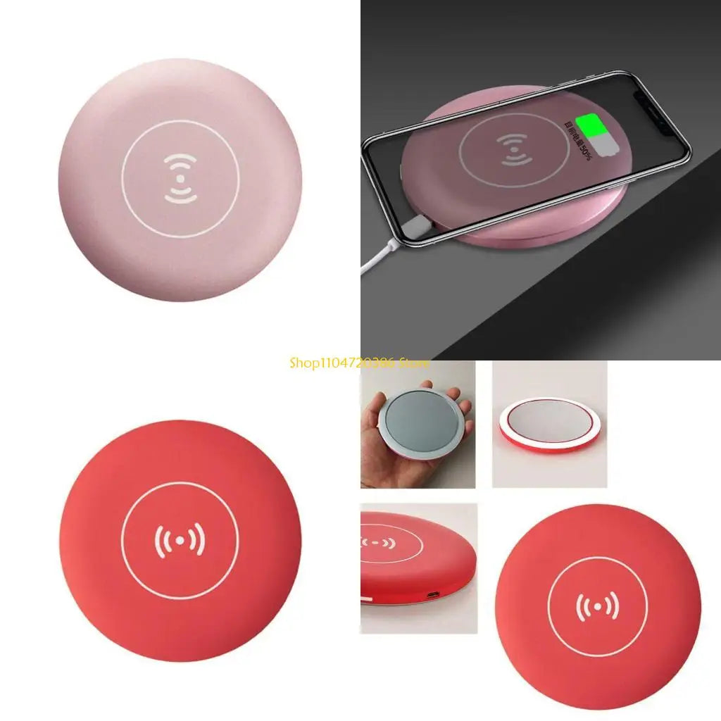 Rechargeable LED Handheld Makeup Mirror