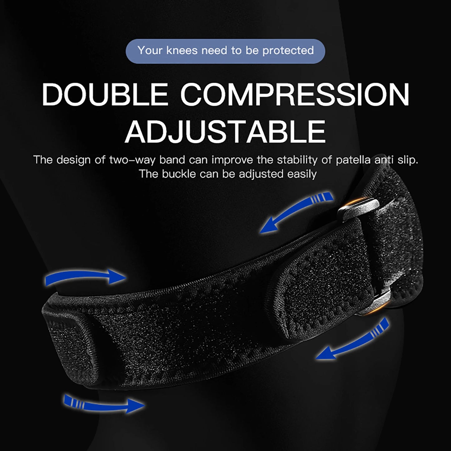 Adjustable Knee Support Brace – Patella Protector