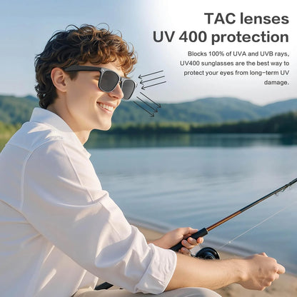 Premium AI Smart Sunglasses with Camera, Translation & Bluetooth Calls