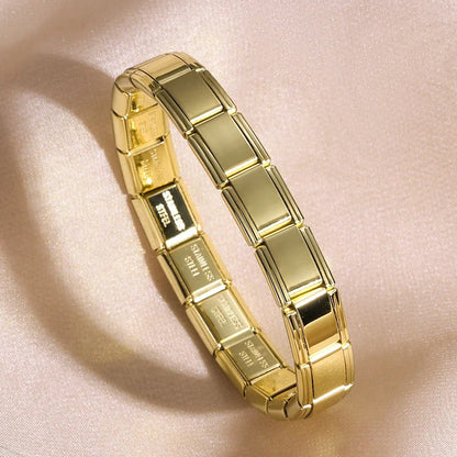 Italian Charm Bracelet (9mm) | Stainless Steel Modular Link Bracelet