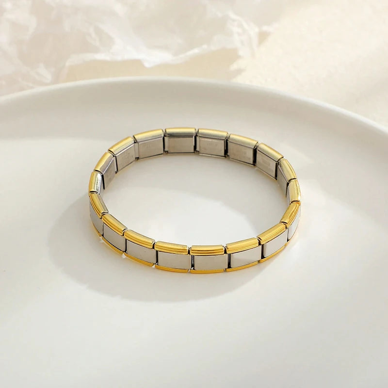 Italian Charm Bracelet (9mm) | Stainless Steel Modular Link Bracelet